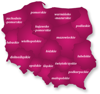 Mapa Polski
